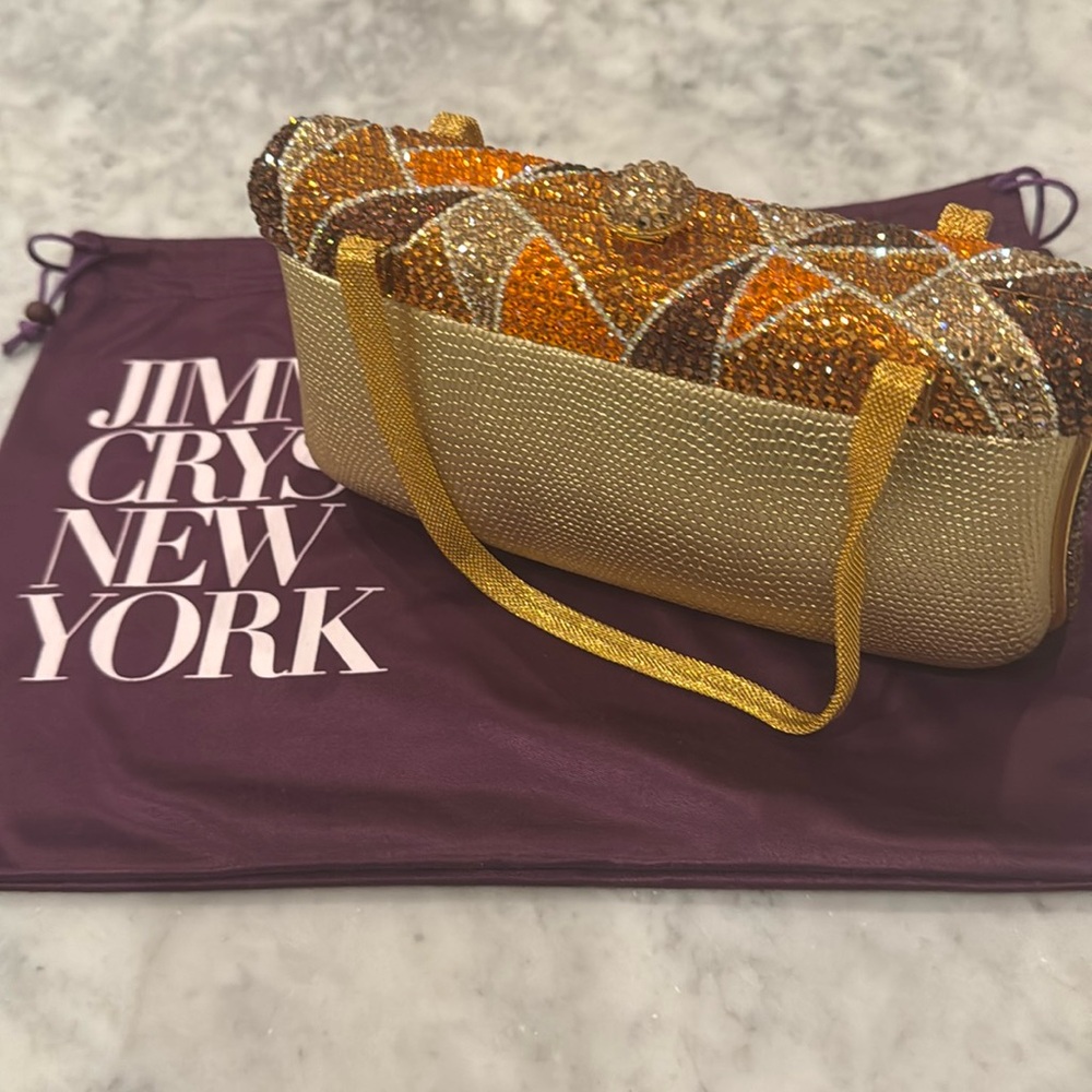 Jimmy Crystal New York crystallized evening bag